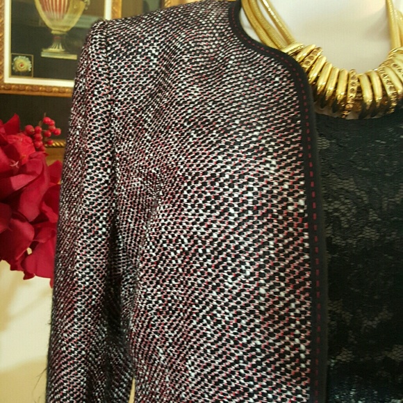 Kasper Women's Two Piece Tweed Suit size 8P - Picture 3 of 8